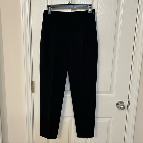 BOSS Tilunara Slim Fit Ponte Knit Pants in Black Size 4 - Picture 6 of 10
